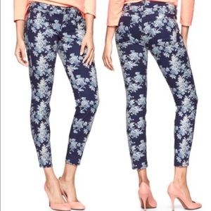 Gap 1969 floral skinny  jeans Sz 25/o